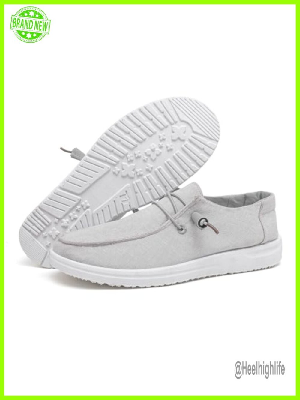 Womens Canvas Loafers Slip-On Boat Shoes Lightweight Casual
